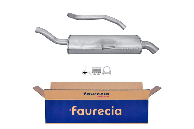 FAURECIA 8LD 366 035-981 Rear Muffler - Easy2Fit® Kit - fits MITSUBISHI L200