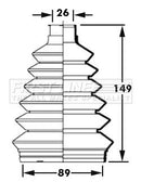 First Line Cv Joint Boot Kit Part No -FCB2367