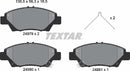 Honda, Brake Pad Set - Textar 2497901