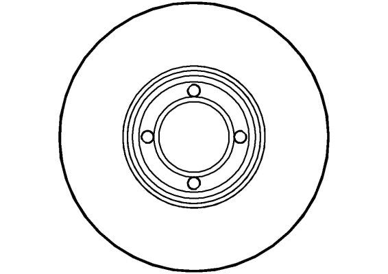 Disctech Brake Disc - Fits Austin - ABD2641 - Front Axle