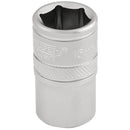 Draper Expert 15mm 6PT Socket 1/2 DR-Pckd - 16605