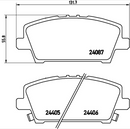 Brembo Brake Pad Set - P28037
