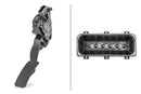 HELLA 6PV 009 765-741 Sensor, accelerator pedal position - for left-hand drive vehicles - 6-pin connec