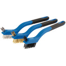 Draper 3PC Mini Wire Brush Set S/G - 17183