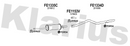 Klarius FE1335C - Box With Centre Pipe  - Fits Ford Transit 2.0 TDCi