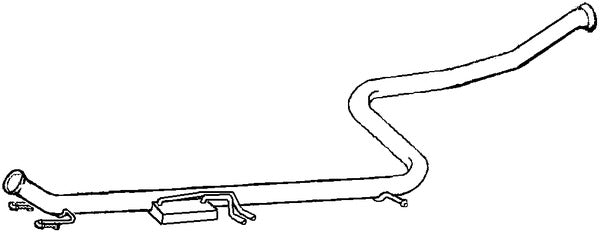 Klarius PG881C - Centre Pipe