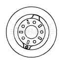 Borg & Beck Brake Disc (Pair)  - BBD4191