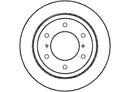 Disctech Brake Disc - Fits Mitsubishi, Nissan - ABD2250 - Rear Axle