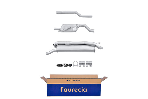 FAURECIA 8LD 366 036-351 Rear Muffler - Easy2Fit® Kit - fits VW GOLF III Variant (1H5)