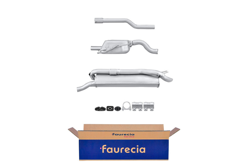 FAURECIA 8LD 366 036-351 Rear Muffler - Easy2Fit® Kit - fits VW GOLF III Variant (1H5)