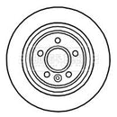 Borg & Beck Brake Disc Pair Part No -BBD4730