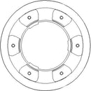 Disctech Brake Disc - Fits Iveco, Volvo - ABD3315 - Rear Axle