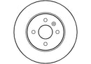 Disctech Brake Disc - Fits Opel - ABD2120 - Rear Axle