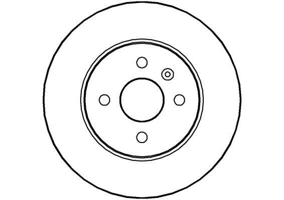 Disctech Brake Disc - Fits Opel - ABD2120 - Rear Axle