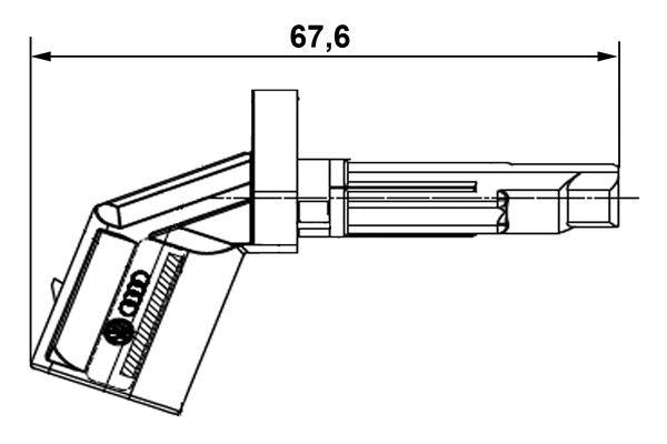 Bosch Wheel Speed Sensor Part No - 0265007928
