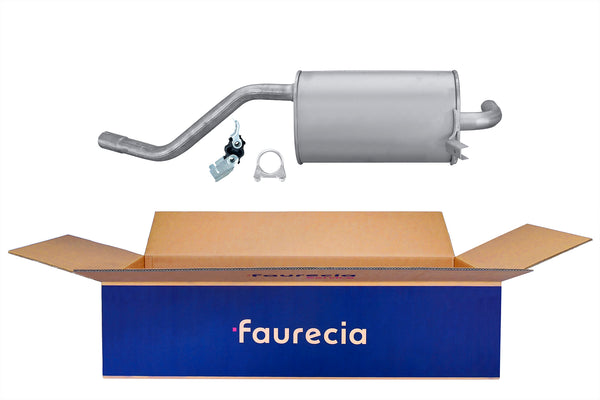 FAURECIA 8LD 366 036-651 Rear Muffler - Easy2Fit® Kit - fits VW TOURAN (1T1, 1T2)