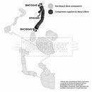 Borg & Beck Air Filter Hose Part No -BTH1489
