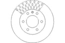 Disctech Brake Disc - Fits Mercedes-benz - ABD3333 - Front Axle
