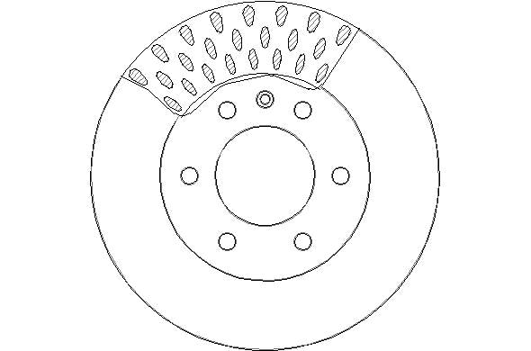 Disctech Brake Disc - Fits Mercedes-benz - ABD3333 - Front Axle