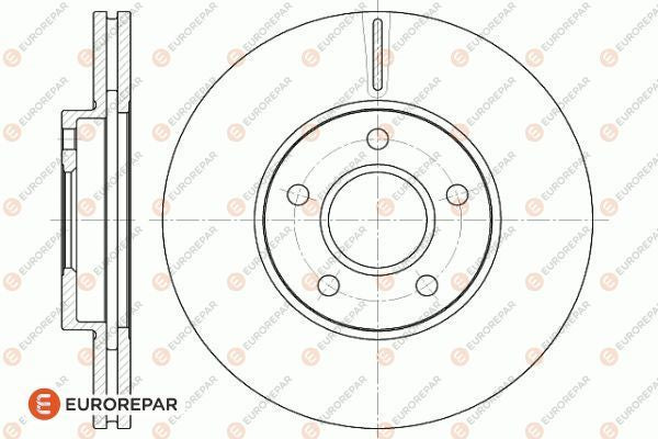 Eurorepar Brake Disc - 1622816380