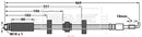 Borg & Beck Brake Hose Part No -BBH7850
