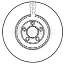 Borg & Beck Brake Disc Single Part No -BBD5947S