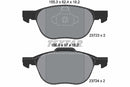 Ford Mazda Volvo, Brake Pad Set - Textar 2372301