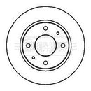 Borg & Beck Brake Disc Pair Part No -BBD4991