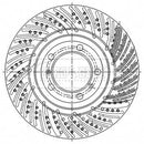 Borg & Beck Brake Disc Single Part No -BBD6206S
