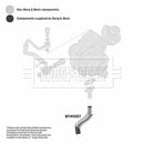 Borg & Beck Turbo Hose Part No -BTH1057