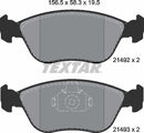 Textar Brake Pad Set - 2149201