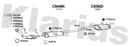 Klarius CN446K - Box With Centre Pipe  - Fits Citroen Synergie 2.0i