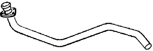 Klarius LR90P - Front Pipe Right Hand  - Fits Land Rover 110 3.5