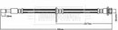 Borg & Beck Brake Hose Part No -BBH8604