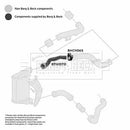Borg & Beck Turbo Hose Part No -BTH1070