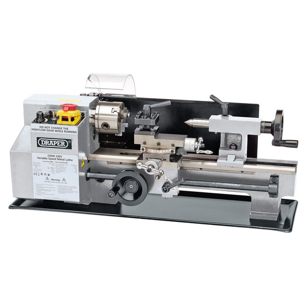 Variable Speed Metal Work Lathe, 250W