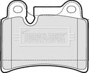 Borg & Beck Rear Brake Pad Set -BBP2053