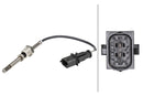 HELLA 6PT 358 181-191 Sensor, exhaust gas temperature - 2-pin connector