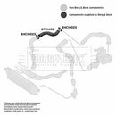 Borg & Beck Turbo Hose Part No -BTH1432