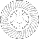 Disctech Brake Disc - Fits Audi, Bmw - ABD3438 - Front Axle