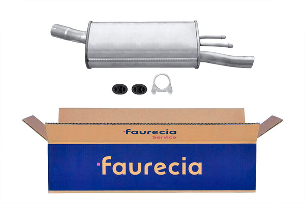 FAURECIA 8LD 366 034-171 Rear Muffler - Easy2Fit® Kit - fits RENAULT TWINGO II