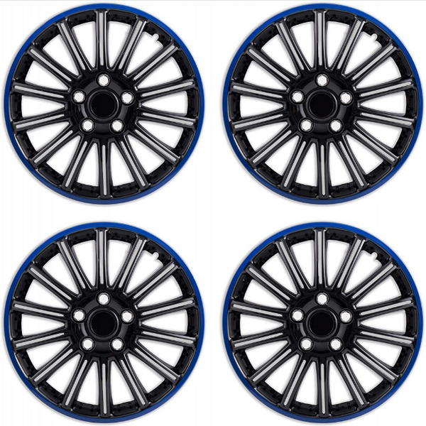Cosmos Booster 14'' 4 Piece Wheel Trim Set Blue - COS62740