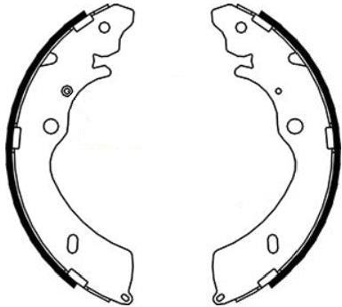 Mintex Brake Shoes fits -Isuzu MFR769 (also fits other vehicles)