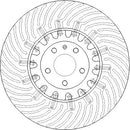 Disctech Brake Disc - Fits Audi - ABD4053 - Front Axle