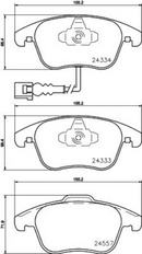 Mintex Brake Pad Set - MDB3395