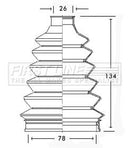First Line Cv Joint Boot Kit Part No -FCB2295