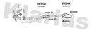 Klarius BM593A - Box With Centre Pipe  - Fits BMW 520i 2.2