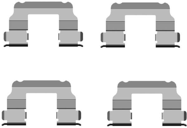 Mintex Brake Fitting Kit fits -Fiat MBA1689 (also fits other vehicles)