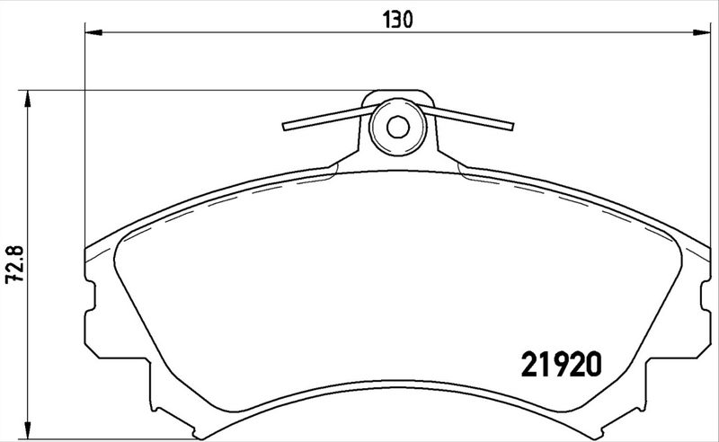 Brembo Brake Pad Set - P50055