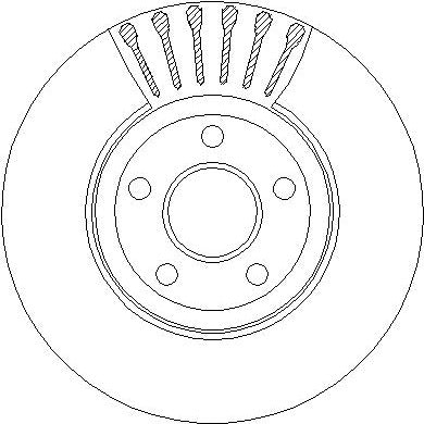Disctech Brake Disc - Fits Ford, Mercedes-benz - ABD3892 - Front Axle